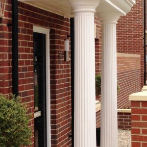 Entrance Portico Canopy with columns